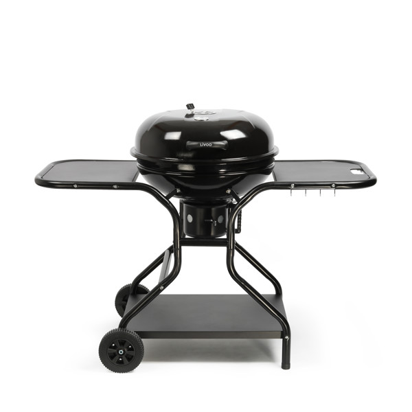 Barbecue à charbon avec tablettes