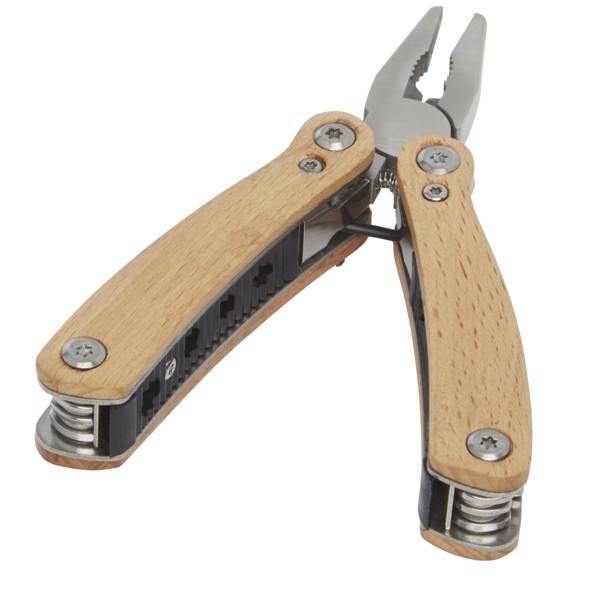 Anderson Mittelgroßes Multitool aus Holz mit 12 Funktionen