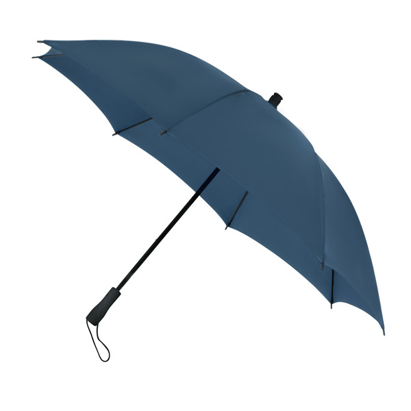 FALCONE - Parapluie pliant de voyage ultra lger - Manuel - Impermable au vent -  100 cm - Bleu