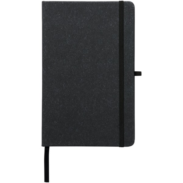 Carnet de notes A5 en cuir Atlana - Noir