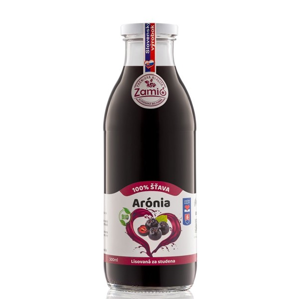 BIO 100% šťava ARÓNIA 500ml