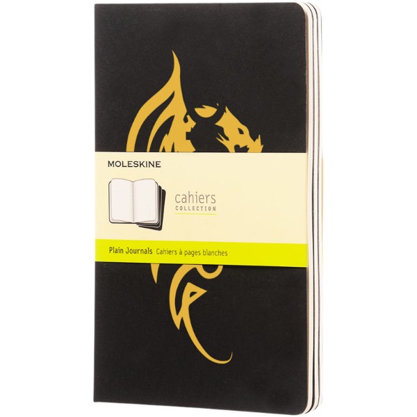 Moleskine Cahier Journal L - plain - Solid Black