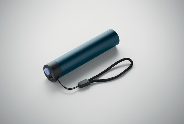 Lampe torche en aluminium Lume - Bleu Marine