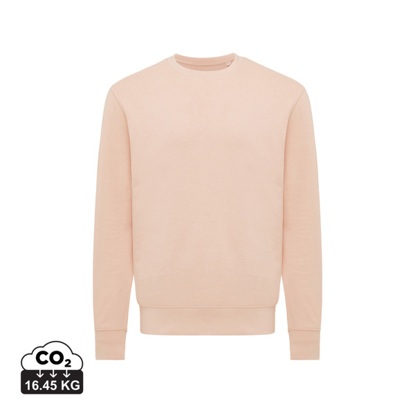 Iqoniq Etosha Lightweight Sweater aus recycelter Baumwolle - Peach Nectar / XS