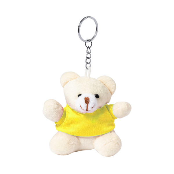 Porta-Chaves Peluche Tedchain - Amarelo