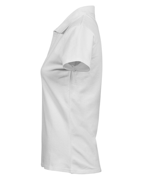 Women's Luxury Stretch V Polo - White / 3XL