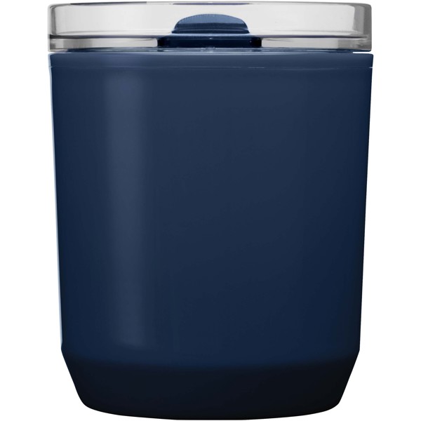 Gobelet Hudson double paroi en plastique recyclé de 180 ml - Marine