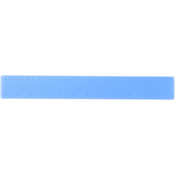 Righello Rothko da 30 cm in plastica - Blu satinato