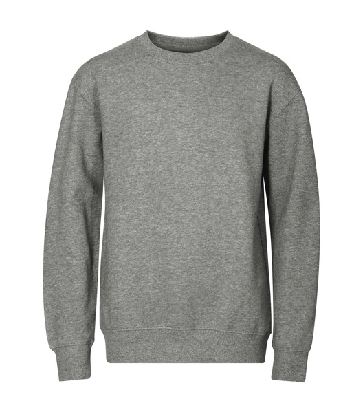 Mikina Dětská Malfini® Crew - Tmavě Šedý Melír / 146 cm/10 let
