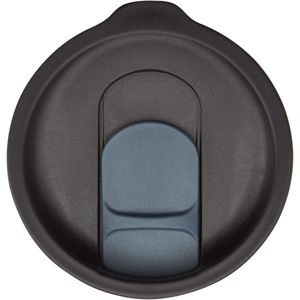 Tasse Nordia de 400 ml recyclée à double paroi - Bleu foncé