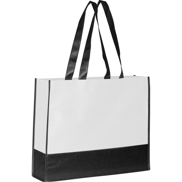COURTNEY Sacoşă cumpărături non-woven - White