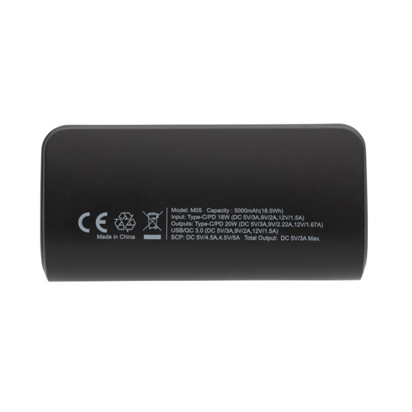 FlashCharge RCS rplastic 5000 mah fast charge powerbank