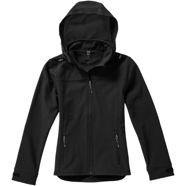 Casaco softshell impermeável de de mulher "Langley" - Preto liso / 2XL