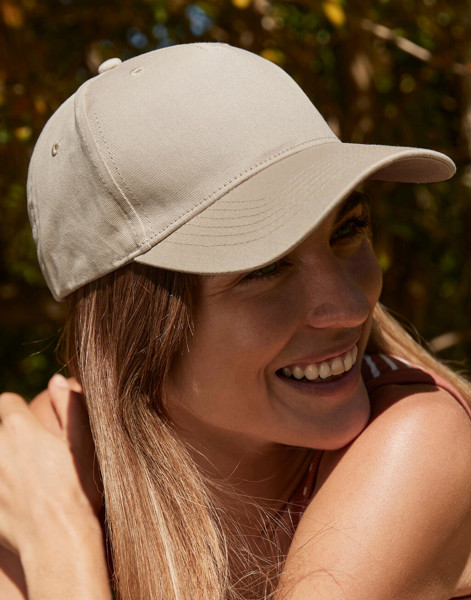 Organic Cotton 5 Panel - White / ONE SIZE