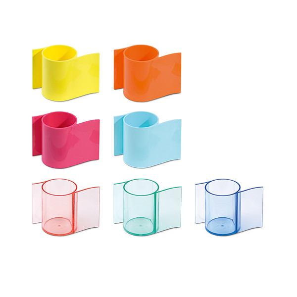 EVASION : POT A CRAYON - Vert clair transparent