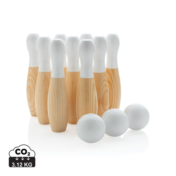 XD - Wooden skittles set