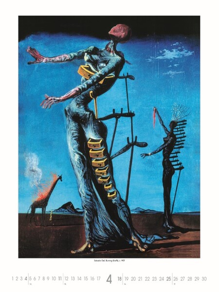 Nástenný Kalendár Salvador Dalí 2027
