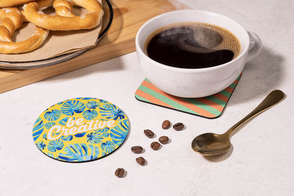Rpet Felt Coaster CreaFelt Drink Plus - Square