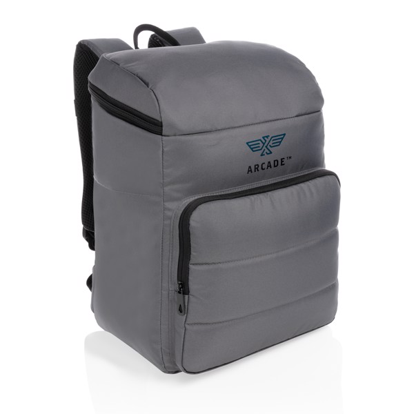 Impact AWARE™ RPET cooler backpack - Anthracite