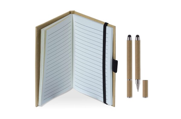 Carnet en carton A6 + stylo LT87949