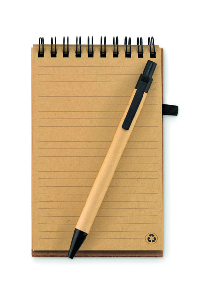 Carnet A6 en liège avec stylo Sonoracork