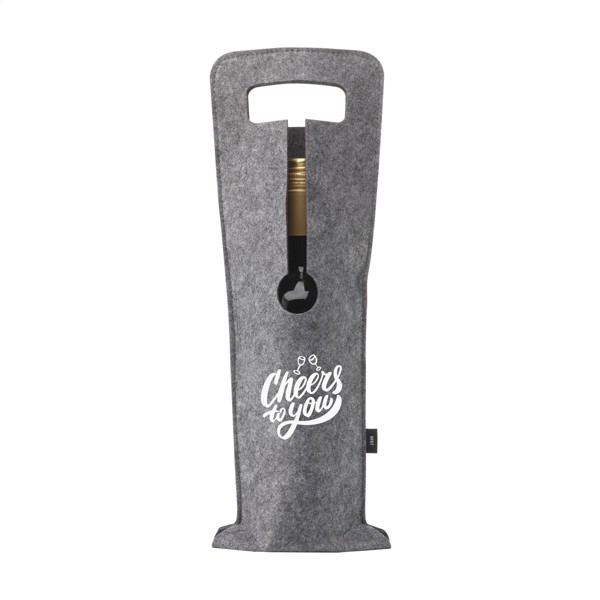 Wine Bag-to-Give GRS RPET sac à vin - Gris