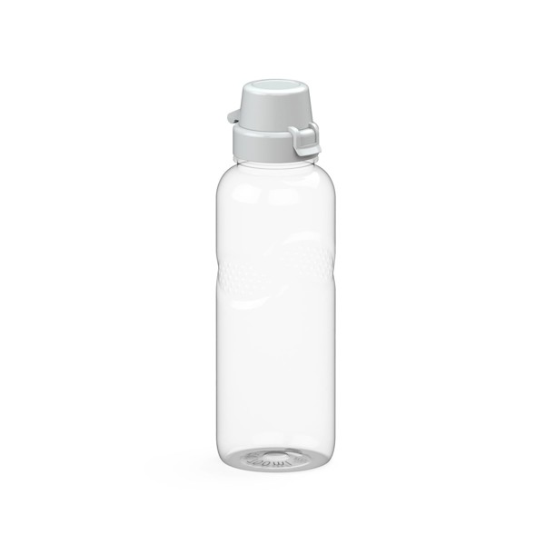 Drinking Bottle Carve "School", 700 Ml, Renew - Transparent / White