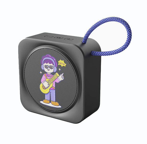 Graphic Bluetooth speaker - WHITE