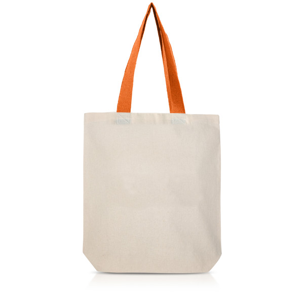 Sac À Anses Longues, Coton 100% 180311089 - Orange