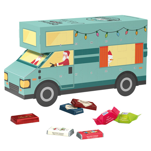 Adventskalender Wohnmobil, Alpenmilch-Schokotäfelchen