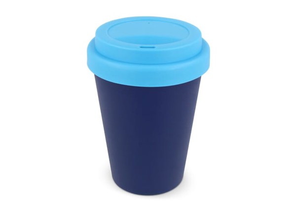 Skodelica za kavo iz recikliranega PP 250 ml, prilagodljiv pokrov