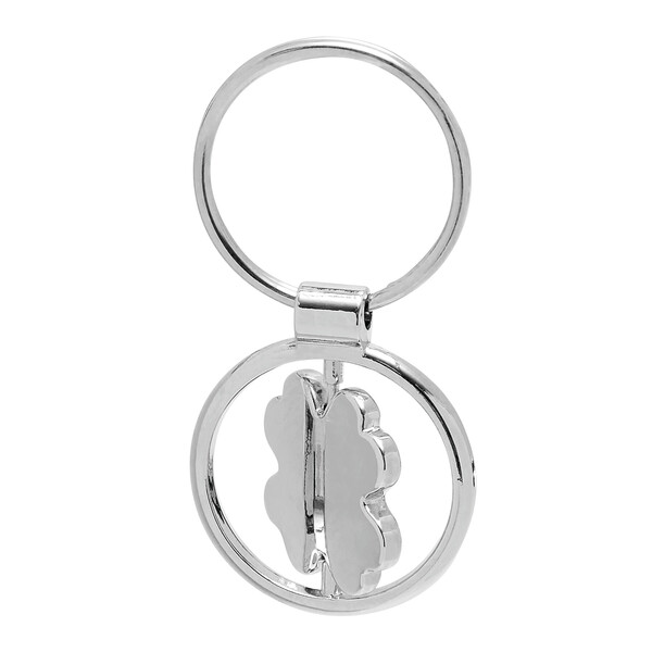 Key Ring Spinning Clover Leaf