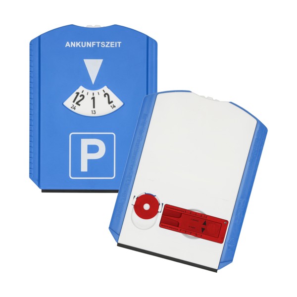 Parkscheibe "Profi" - Blau / Weiß