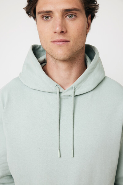 Mikina s kapucí Iqoniq Jasper z recykl. bavlny - Iceberg Green / XXL