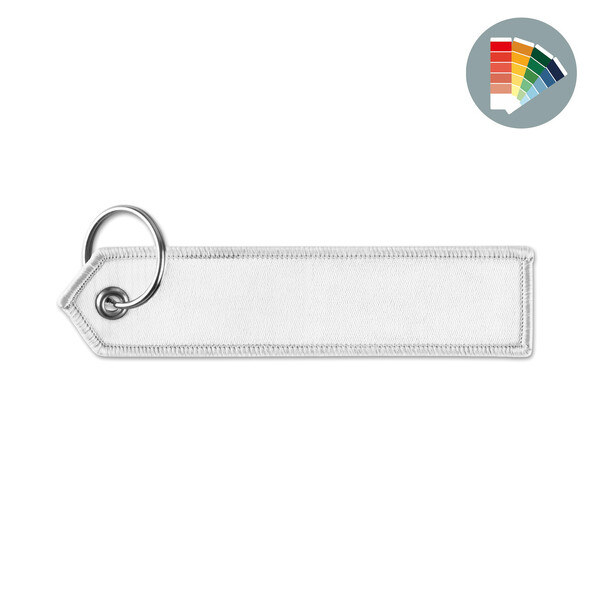 Porte-clés tissé avec extrémité triangulaire - PMS personnel