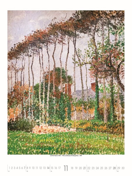 Nástenný Kalendár Gardens Impressionism 2027