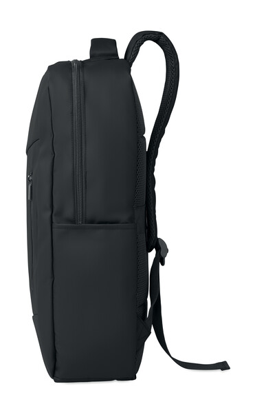 15" PU RPET laptop backpack Metro - Black