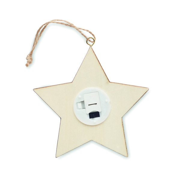 Stella in MDF con luce Starlight
