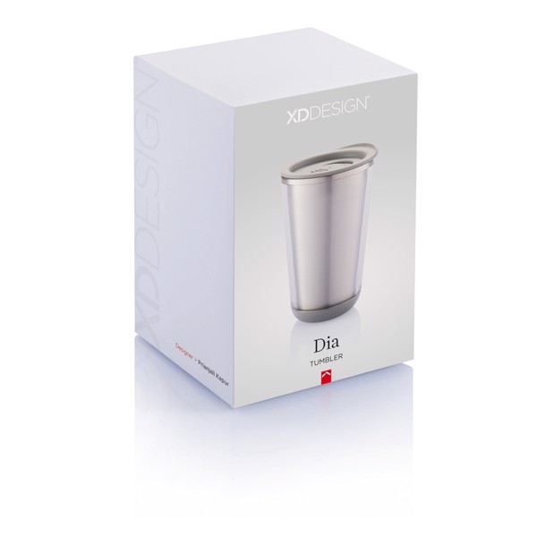 Xd Design Dia tumbler, double wall, 350ml - Grey
