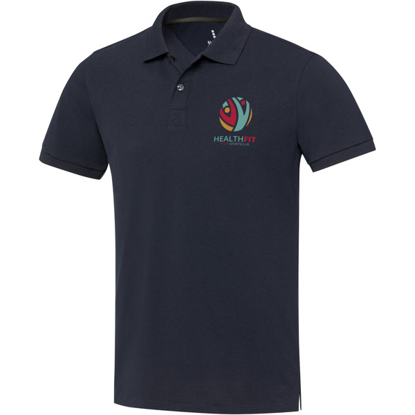 Polo unisex a maniche corte in tessuto riciclato Emerald Aware™ - Navy / XL