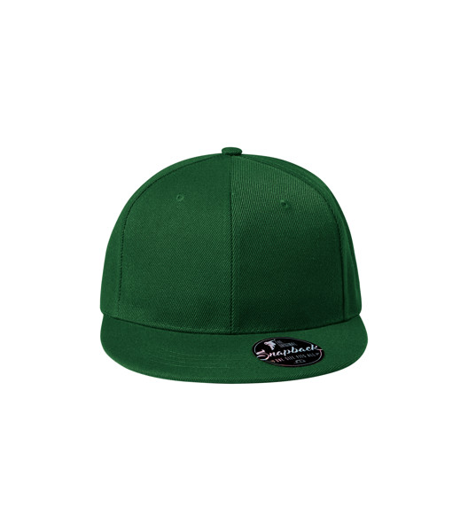Čepice Unisex Malfini® Rap 6P - Lahvově Zelená / nastavitelná