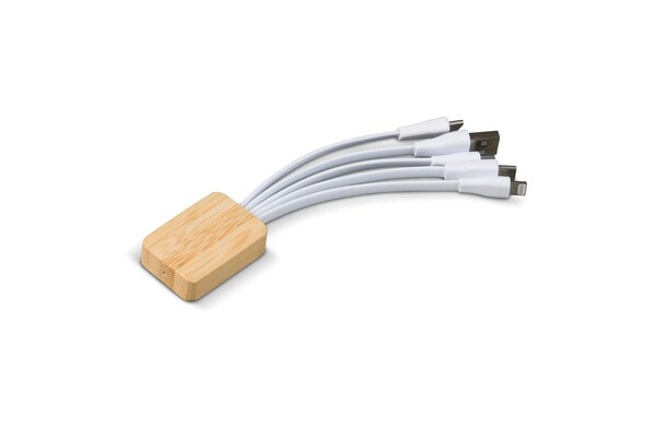 Câble de recharge bambou et R-PET