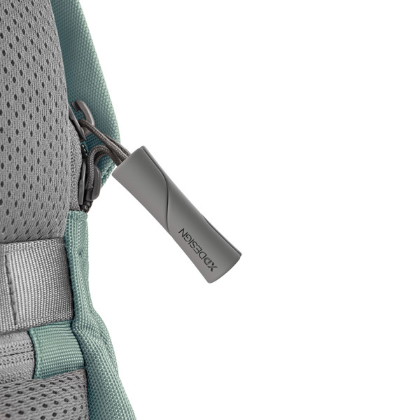 Xd Design Bobby Soft backpack, 15.6 inch, rPET - Mint Green / Light Grey