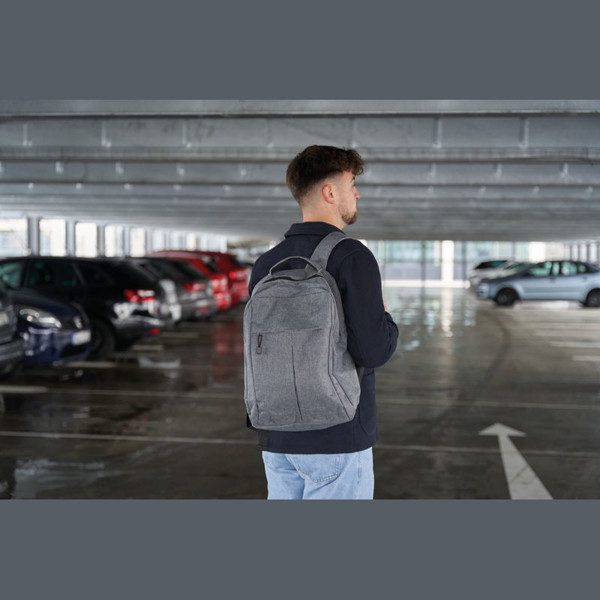 Grey backpack
