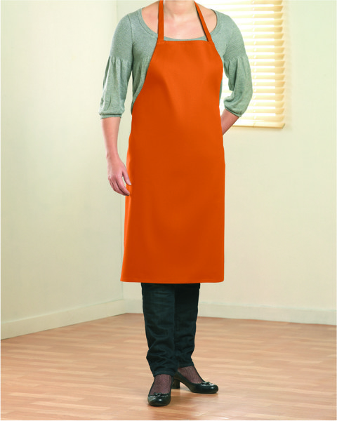 Avental de cozinha algodão Kitab - Laranja