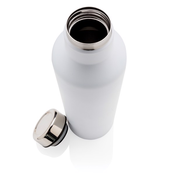 Moderne Vakuum-Flasche aus Stainless Steel - Weiß