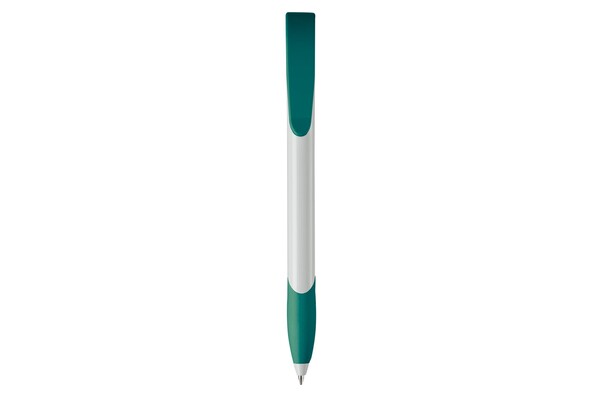 Apollo ball pen hardcolour - White / Turquoise