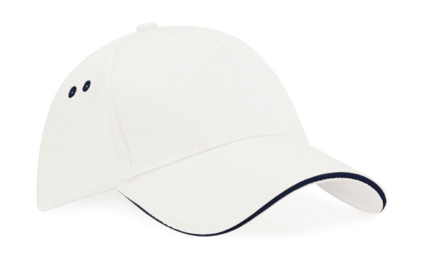 Cappellino Ultimate 5 Panel - Visiera "Sandwich" - White / French Navy / ONE SIZE