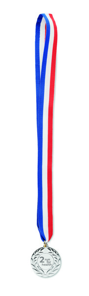 Medaglia diametro 5 cm Winner - Argento Opaco