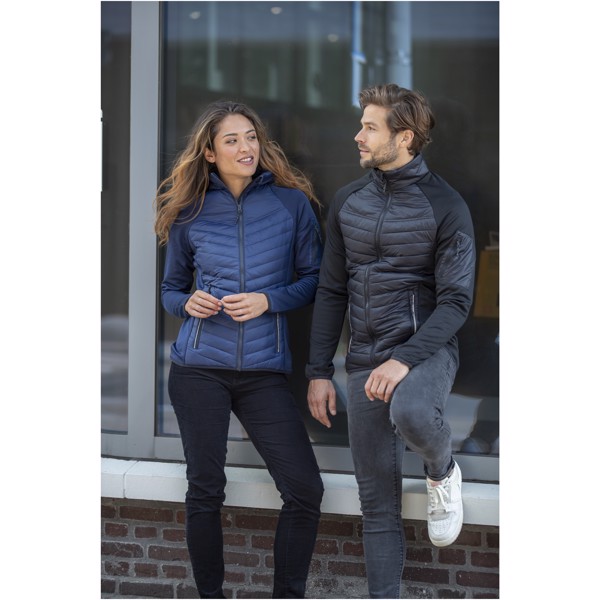 Banff women's hybrid insulated jacket - Solid black / S